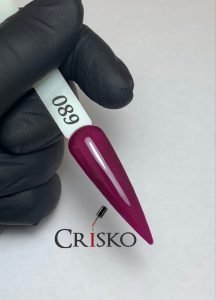 Ημιμόνιμο επαγγελματικό βερνίκι Angelacq 15ml 089 (σκούρο μωβ βυσσινί)