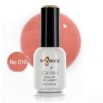 Ημιμόνιμο επαγγελματικό βερνίκι Angelacq 15ml 010 (nude σκούρο καμουφλάζ)