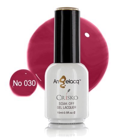 Ημιμόνιμο επαγγελματικό βερνίκι Angelacq 15ml 030 (κοραλί φούξια)