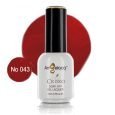 Ημιμόνιμο επαγγελματικό βερνίκι Angelacq 15ml 043 (κόκκινο σκούρο βυσσινί)