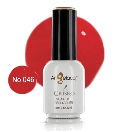 Ημιμόνιμο επαγγελματικό βερνίκι Angelacq 15ml 046 (κόκκινο bloody)