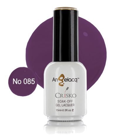 Ημιμόνιμο επαγγελματικό βερνίκι Angelacq 15ml 085 (σκούρο μωβ λεβάντας)