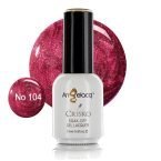 Ημιμόνιμο επαγγελματικό βερνίκι Angelacq 15ml 104 (φούξια κόκκινο με shimmer)