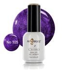 Ημιμόνιμο επαγγελματικό βερνίκι Angelacq 15ml 105 (λιλά με shimmer)