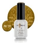 Ημιμόνιμο επαγγελματικό βερνίκι Angelacq 15ml 131 (χρυσό glitter πούλιες)