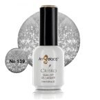 Ημιμόνιμο επαγγελματικό βερνίκι Angelacq 15ml 139 (ασημί χρυσό glitter πούλιες)