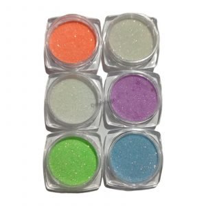 Σκόνες sugar neon 6 τμχ