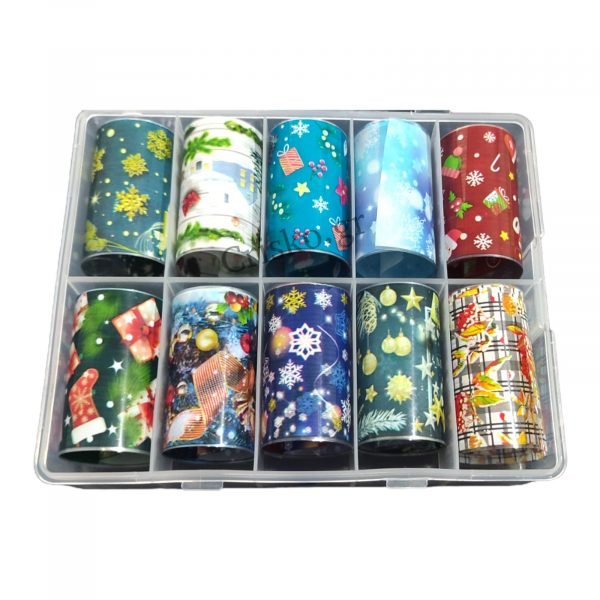 Set nail foil Christmas 03