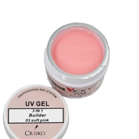 Builder gel 56gr soft pink