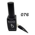 Ημιμόνιμο βερνίκι Kodi 12ml 076 (μαύρο)