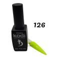 Ημιμόνιμο βερνίκι Kodi 12ml 126 (κίτρινο νέον)