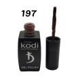Ημιμόνιμο βερνίκι Kodi 12ml 197 (καφέ με flakes)