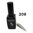 Ημιμόνιμο βερνίκι Kodi 12ml 208 (ασημί)