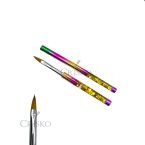 Πινέλο ακρυλικού με καπάκι rainbow