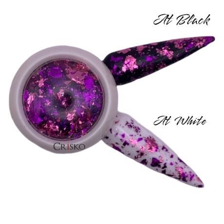 Colour flakes 08 Μωβ rose gold