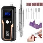 Επαναφορτιζόμενος τροχός μανικιούρ SG703 35.000 στροφές μαύρος