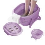 Πτυσσόμενο ποδόλουτρο λεκάνη λιλά