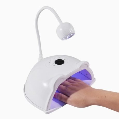 Λάμπα πολυμερισμού 2σε1 UV LED HS-887 48W λευκή