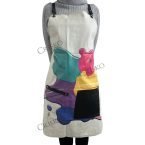 Ποδιά εργασίας λευκή αδιάβροχη