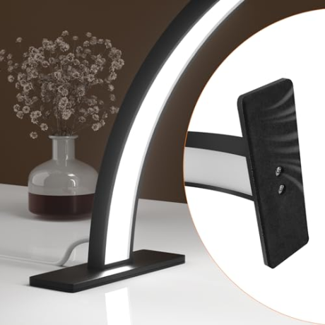 Επιτραπέζιο Φωτιστικό Led Half Moon 750mm ΜαύροΕπιτραπέζιο Φωτιστικό Led Half Moon 750mm