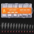 Soft gel tips XL stiletto