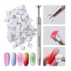 Σφουγγαράκια ombre με μεταλική λαβή