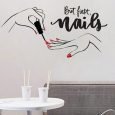 Αυτοκόλλητο τοίχου But first nails