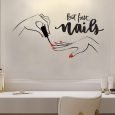 Αυτοκόλλητο τοίχου But first nails
