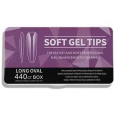 Soft gel tips long oval 440τμχ