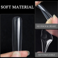 Soft gel tips long oval 440τμχ