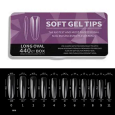 Soft gel tips long oval 440τμχ