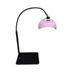 Λάμπα πολυμερισμού με εύκαμπτο βραχίονα ροζ 86Watt