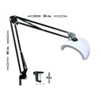 Λάμπα πολυμερισμού με βραχίονα και κλιπ λευκή