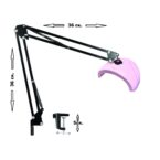 Λάμπα πολυμερισμού με βραχίονα και κλιπ ροζ