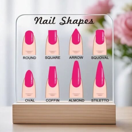 Plexiglass Stand με Σχήματα Νυχιών