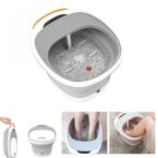 Ηλεκτρικό πτυσσόμενο θερμαινόμενο ποδόλουτρο 500W με λαβή μεταφοράς