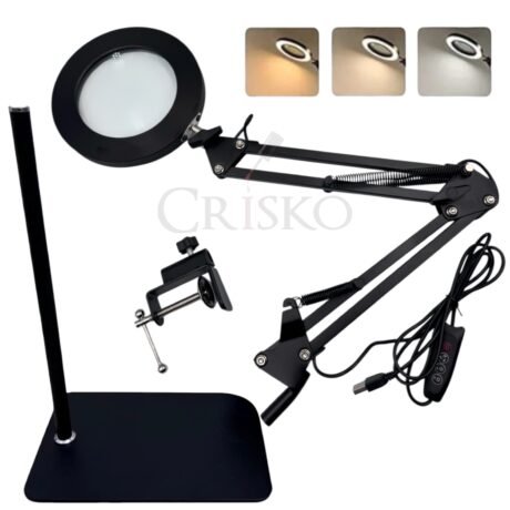 Μεγεθυντικός Φακός 72 Led 70 cm με βραχίονα και κλιπ