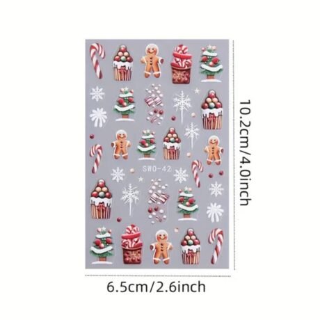 Διακοσμητικά αυτοκόλλητα χριστουγεννιάτικα 20