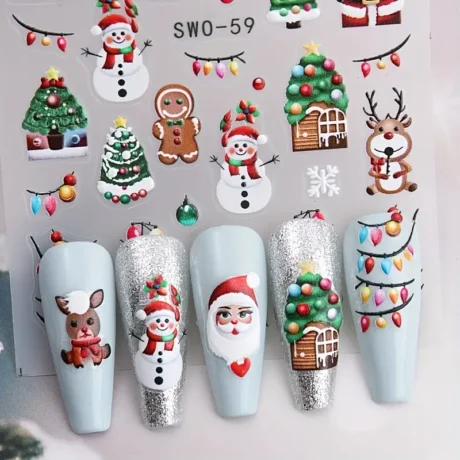 Διακοσμητικά αυτοκόλλητα χριστουγεννιάτικα 21