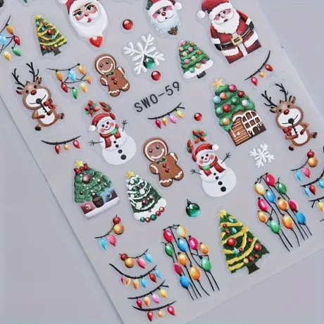 Διακοσμητικά αυτοκόλλητα χριστουγεννιάτικα 21