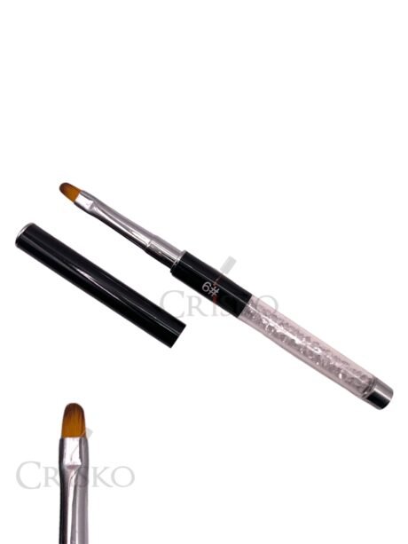 Επαγγελματικό πινέλο kolinsky φυσική τρίχα oval για gel Ν6