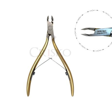 Πενσάκι – κοπτάκι επωνυχίων 4mm χρυσό