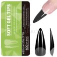 Soft gel tips medium stilleto
