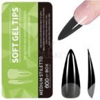 Soft gel tips medium stilleto