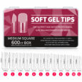 Soft gel tips medium square