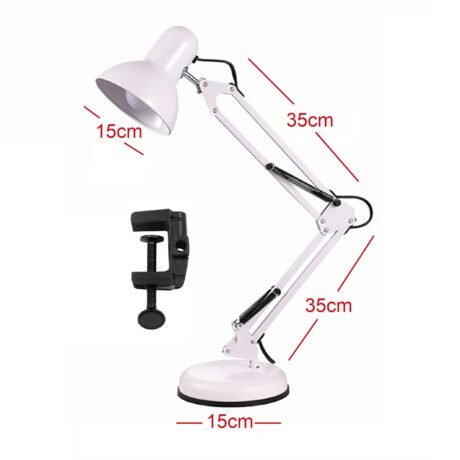 Φωτιστικό εργασίας με 2 βάσεις λευκό