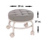 Σκαμπό Πεντικιούρ Comfort Γκρι