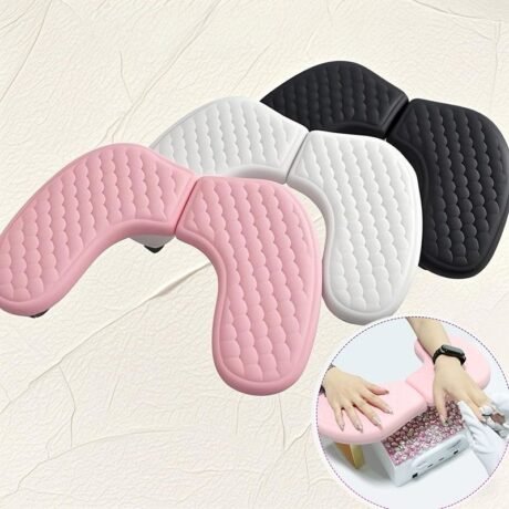 Πτυσσόμενο σκαμπό μανικιούρ μαύρο