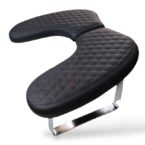 Πτυσσόμενο σκαμπό μανικιούρ μαύρο