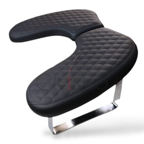 Πτυσσόμενο σκαμπό μανικιούρ μαύρο